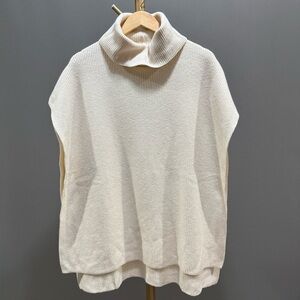 Banana Republic Factory Turtleneck Cotton Blend Poncho